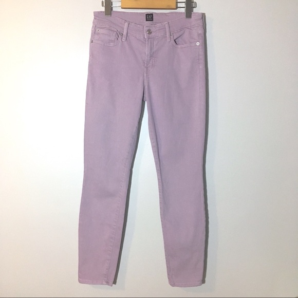 Gap Pastel Lavender Skim Stretch Denim Leggings - Picture 2 of 8